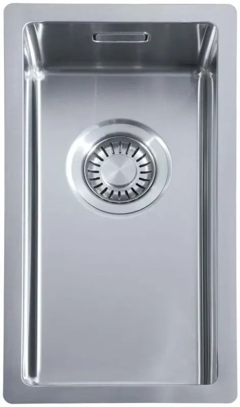 ABK Bingara petit évier en inox 20x40cm montage affleurant, sous-plan et sur-plan BIN20FVI
