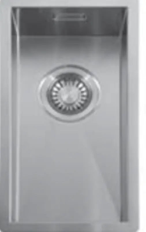 ABK Baronga petit évier en inox 20x40 cm à fleur de plan, sous plan et en surface BAR20FVI