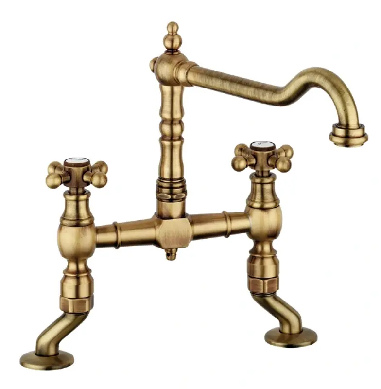 Robinet de cuisine nostalgique inox V1979RVSST