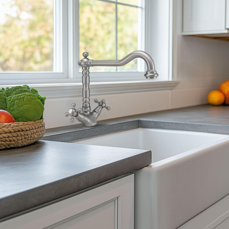 PB Robinet de cuisine Nostalgic V1910 en inox