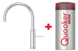 Quooker Fusion Round Chrome COMBI Eau chaude, froide, bouillante 22FRCHR