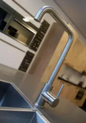 Lorreine Medway Robinet de cuisine entièrement en inox avec bec pivotant 1154021742