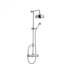 Huber Croisette Thermostatic Shower Set Chrome/Gold 390.CS21H.CA