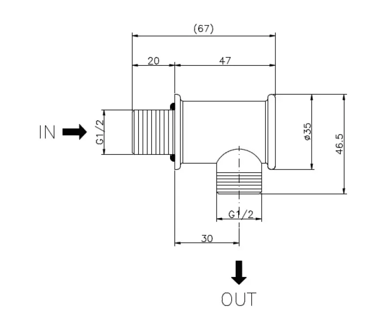 Huber Nostalgique Coude Or 67.04H.AG