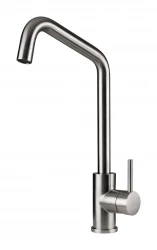 Lorreine Alton Robinet de cuisine entièrement en inox avec bec pivotant 1155047742
