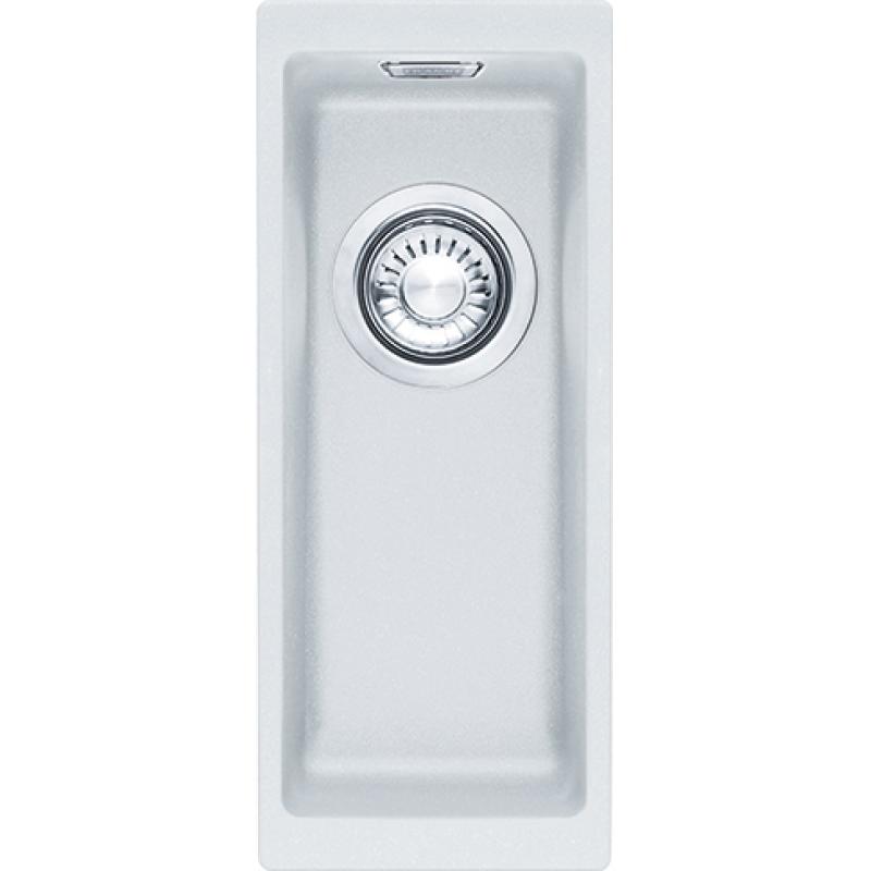 Franke Sirius 2 S2D 110.16 petit évier blanc en plastique 16x41cm sous-meuble 125.0252.233