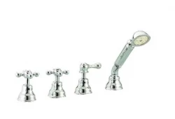 Cisal Arcana Ceramic 4 trous mitigeur à monter sur le rebord couleur or AC00029024