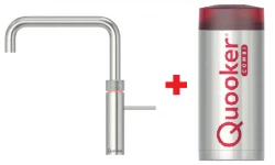 Quooker Fusion Square RVS COMBI+ Eau chaude, froide, bouillante 22+FSRVS