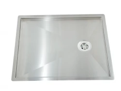 ABK Baronga égouttoir à vaisselle inox 52x40cm à fleur de plan BAR52FVI