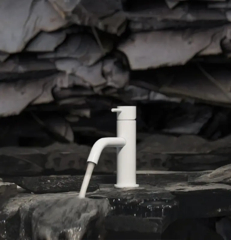 Robinet de lavabo Waterevolution Flow blanc mat T110BR