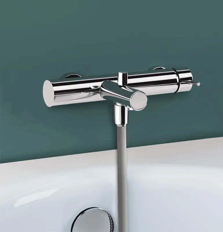 Mitigeur de baignoire Waterevolution Flow avec douchette chromée T13001
