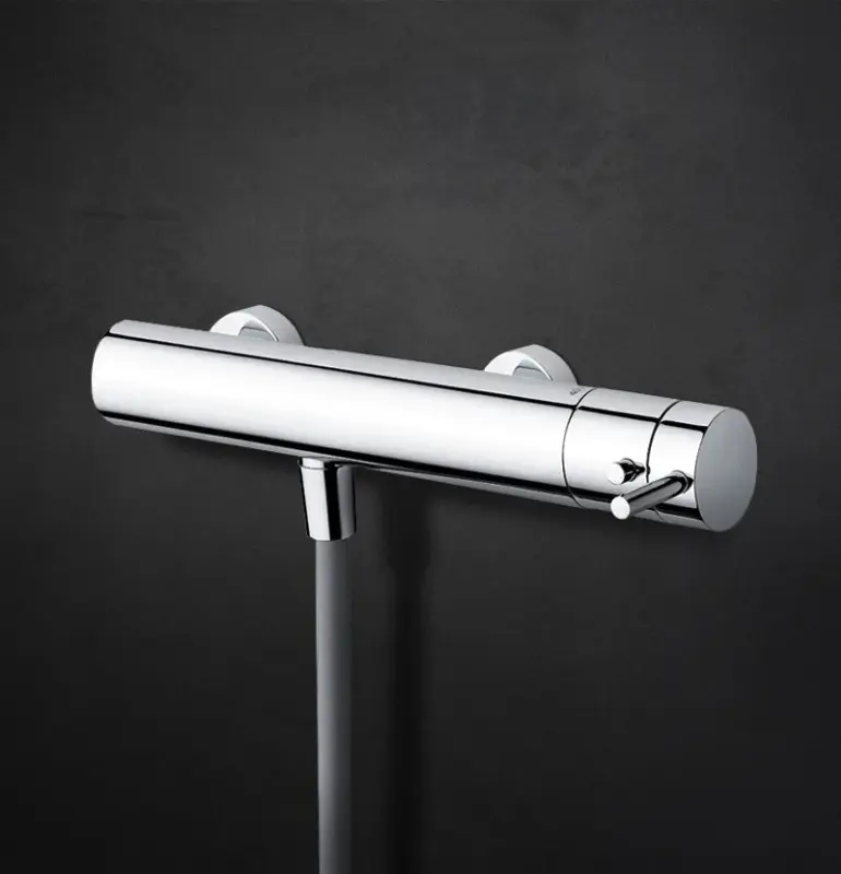 Thermostat de douche Waterevolution Flow avec garniture de douche chromée T140T01