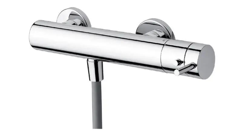 Thermostat de douche Waterevolution Flow avec garniture de douche chromée T140T01