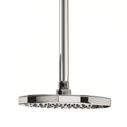 Waterevolution Flow Douche de tête 200mm avec raccord au plafond Chromé T164201