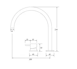Waterevolution Flow Robinet de lavabo 2 trous chromé T112U01
