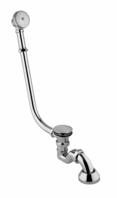 PB Écoulement de baignoire avec bouchon à pousser pour baignoire îlot doré 1208677052