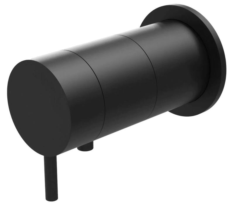Thermostat de douche encastré Waterevolution Flow avec rosace ronde noir mat 1208778082 T142TBPR