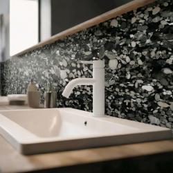 Waterevolution Flow Robinet de lavabo blanc mat T1101ABR