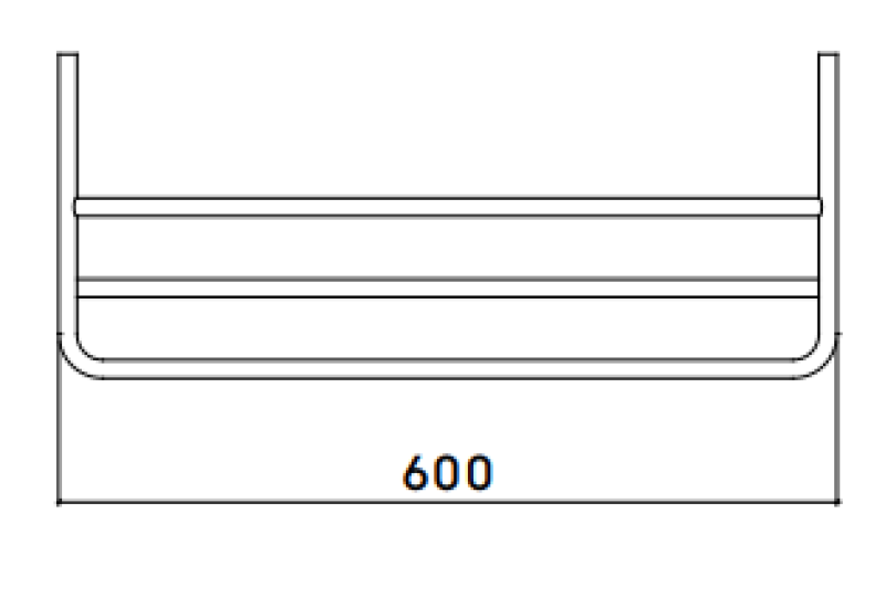 Waterevolution flow porte-serviettes Noir mat A118PR