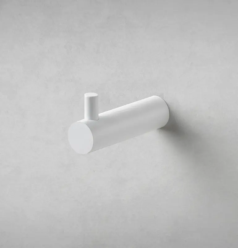 Waterevolution Flow Crochet porte-serviettes Blanc mat A150BR