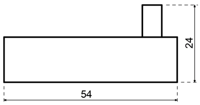 Waterevolution Flow Crochet porte-serviettes Noir mat A150PR