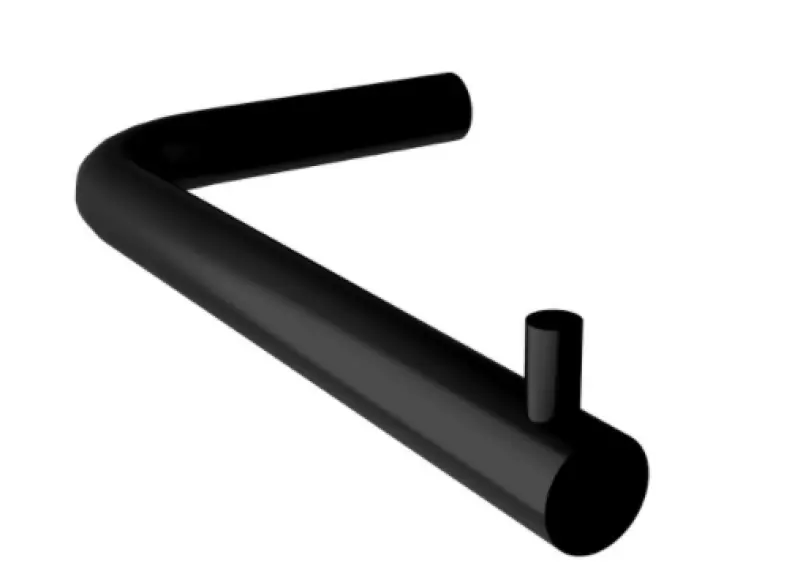 Waterevolution Flow Porte-rouleau de toilette sans rabat Noir mat A130PR