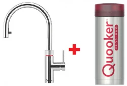 Quooker Flex Chrome PRO3 Eau chaude, froide, bouillante 3XCHR