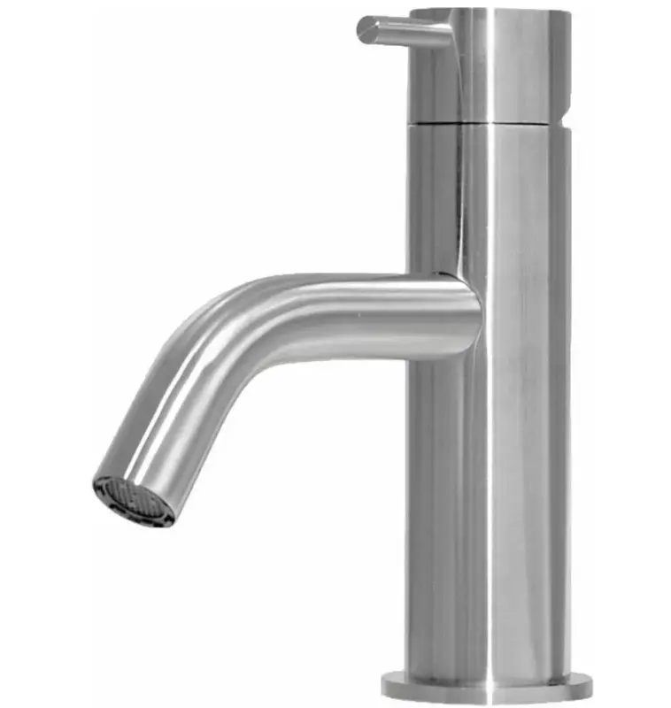 Waterevolution Flow mitigeur lavabo bas en acier inoxydable T110IE