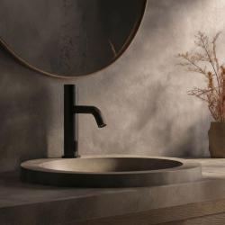 Waterevolution Flow robinet de lavabo électronique infrarouge alimenté par batterie noir mat T110EBPR