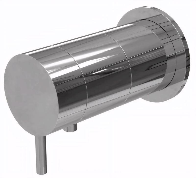 Waterevolution Flow thermostat de douche encastré rosace ronde chrome T142TB01