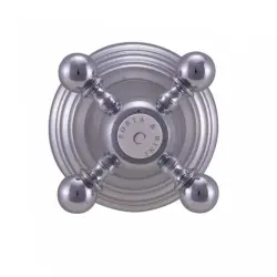 PB Classic Robinet d'arrêt encastré avec manette croisillon Chrome 1208855562