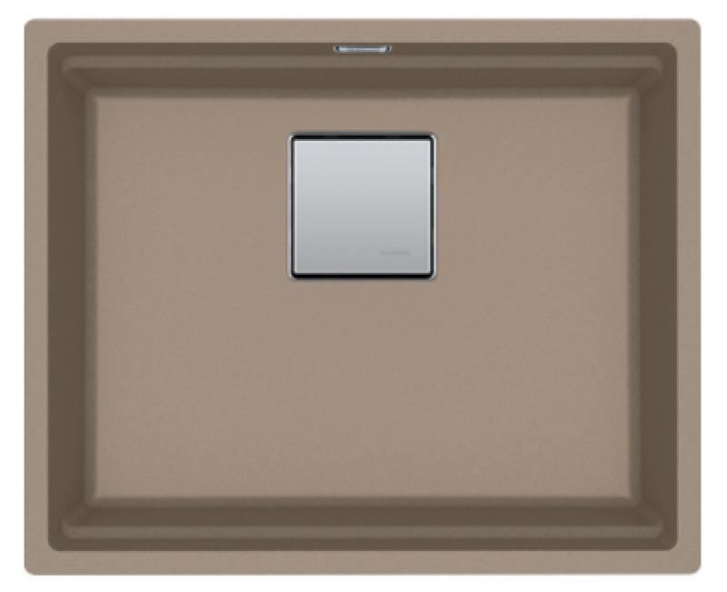 Franke Cube KNG 110.52 évier 52x42 taupe granit sous plan 125.0512.505
