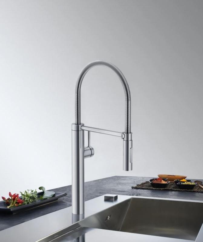 Franke Pescara Semi Pro 360 robinet de cuisine chrome bec flexible 115.0393.976