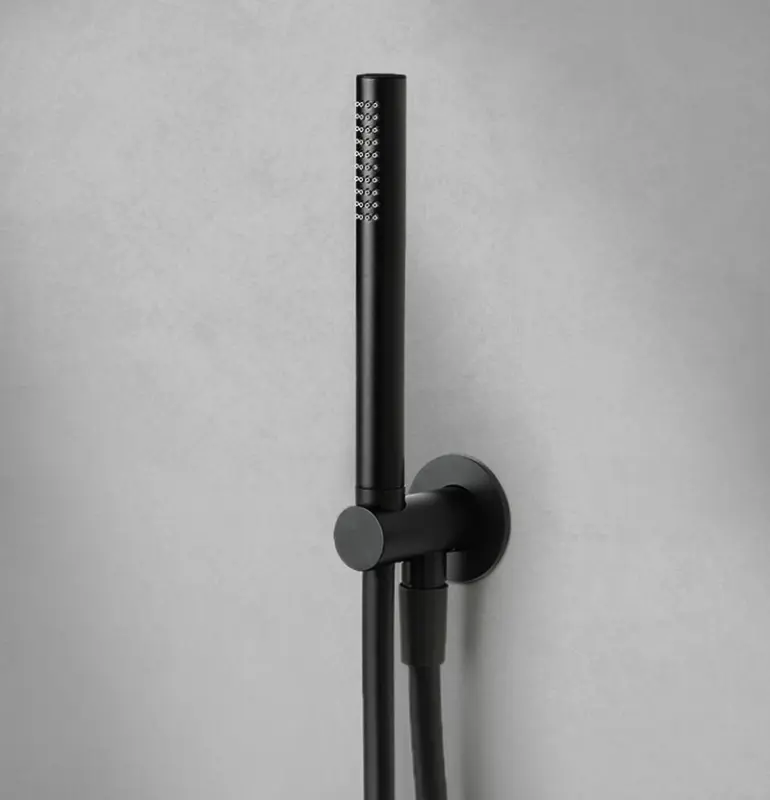 Ensemble de robinetterie de baignoire Watervolution Flow complet avec raccord mural en laiton brossé T1621LE