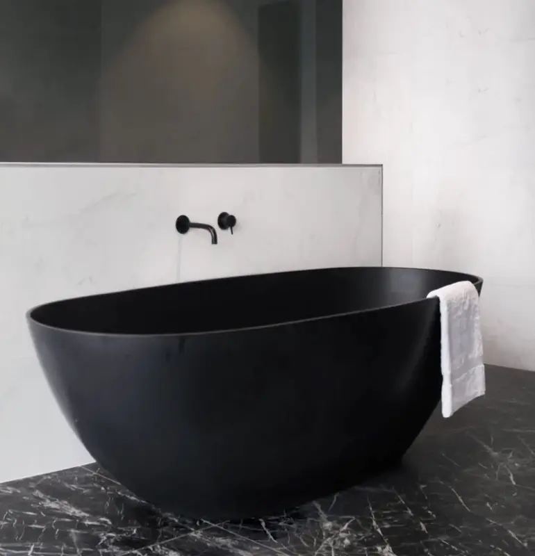 Waterevolution Flow bec gros débit noir mat 19cm T1671-19PR