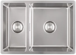 Caressi Basic Line évier en inox 39x57 sous plan, à fleur de plan ou en surface CABL3318R15 1208920571