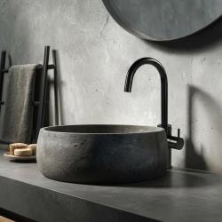 Waterevolution Flow Robinet lavabo  modèle haut noir mat T1121FPR