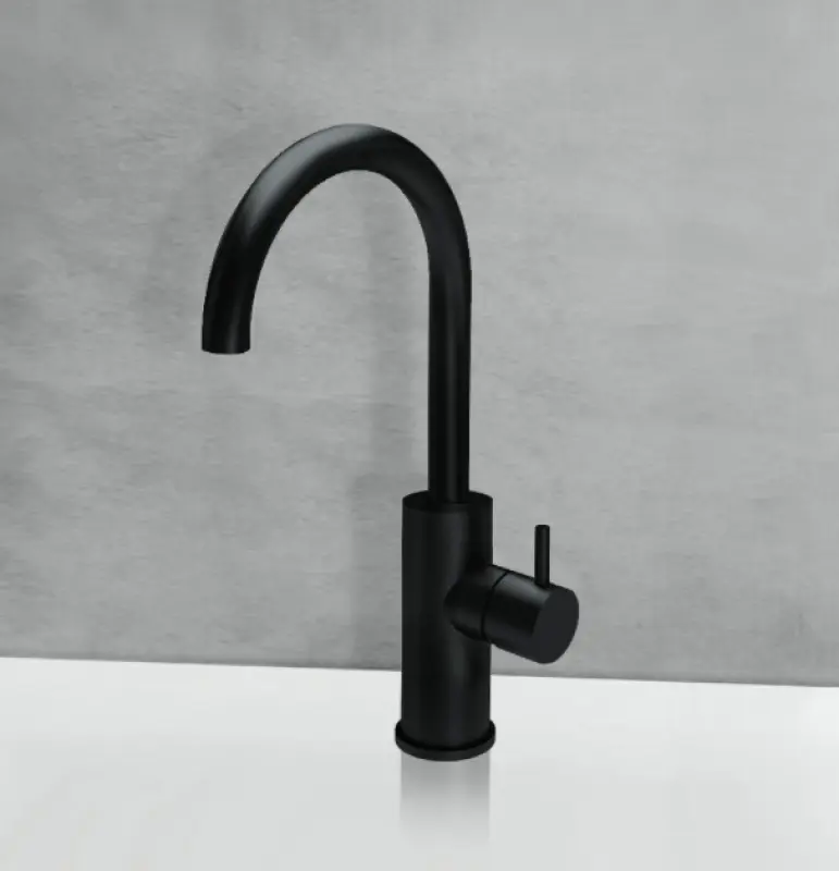 Waterevolution Flow Robinet lavabo  modèle haut noir mat T1121FPR