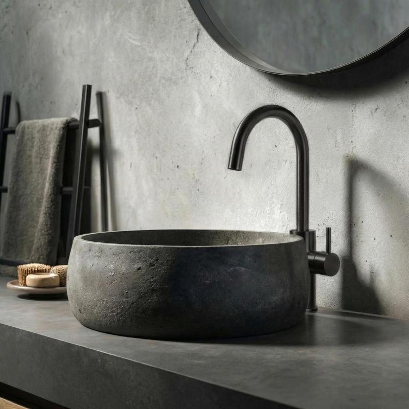 Waterevolution Flow mitigeur lavabo haut modèle PVD gun métal T1121FGME