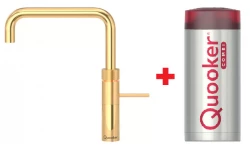 Quooker Fusion Square Gold COMBI+ Eau chaude, froide et bouillante 22+FSGLD