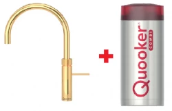 Quooker Fusion Round Goud COMBI+ Eau chaude, koud, kokend 22+FRGLD