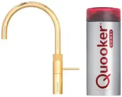 Quooker Fusion Round Goud COMBI+ Eau chaude, koud, kokend 22+FRGLD