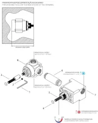 Waterevolution Flow mitigeur thermostatique de douche encastré avec 1 inverseur chromé 1208920984