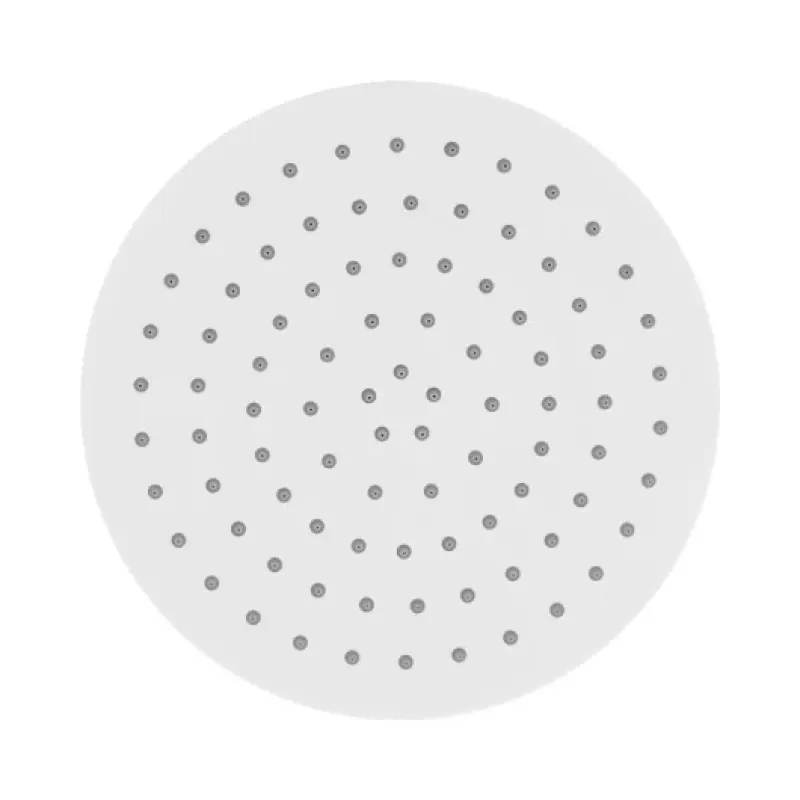 SB Rubinetterie Eco Air Douche avec effet pluie et économiseur d'eau Tête de douche 25 cm métal blanc mat 1208946741