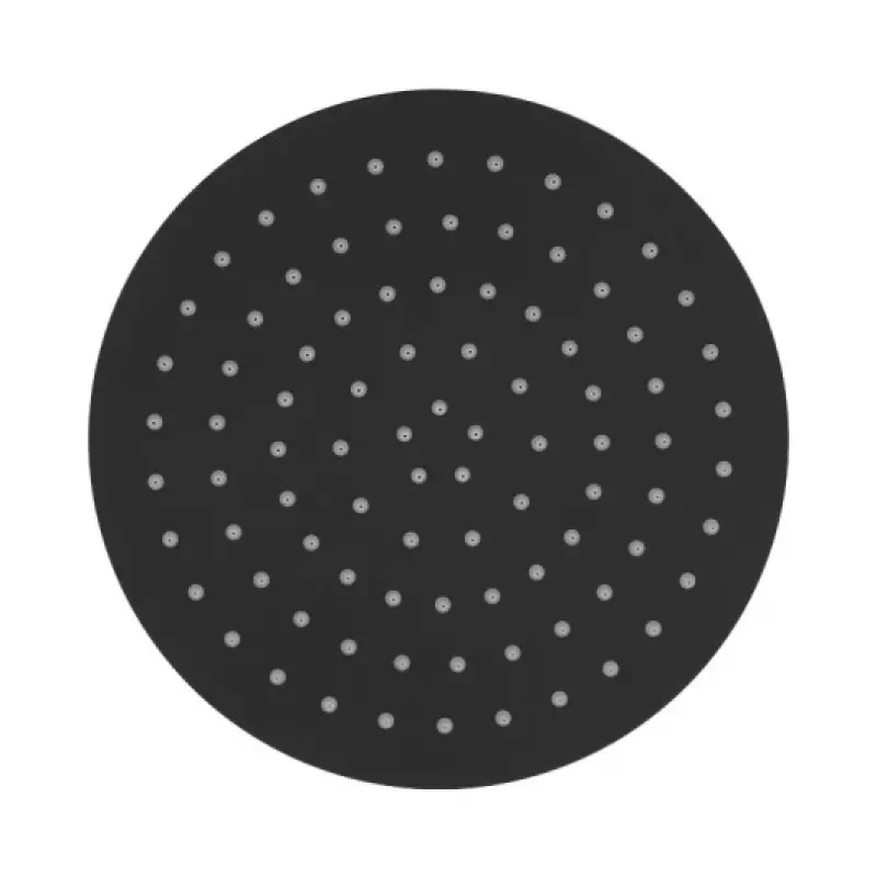 SB Rubinetterie Eco Air Douche avec effet pluie et économiseur d'eau Tête de douche 25 cm métal noir mat 1208946742