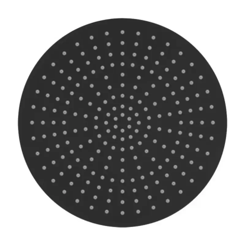 SB Rubinetterie Eco Air Douche effet pluie économisant l'eau 30 cm noir mat métallisé 1208946745