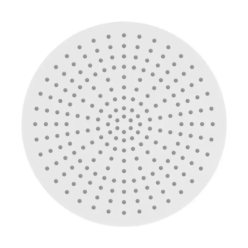 SB Rubinetterie Eco Air pomme Douche avec effet pluie et économiseur d'eau Pomme de douche 30 cm métal blanc mat 1208946746