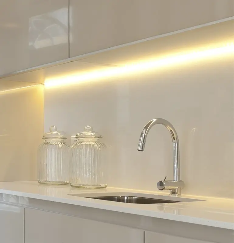 Waterevolution Flow mitigeur cuisine  inox massif avec bec extractible T155IE