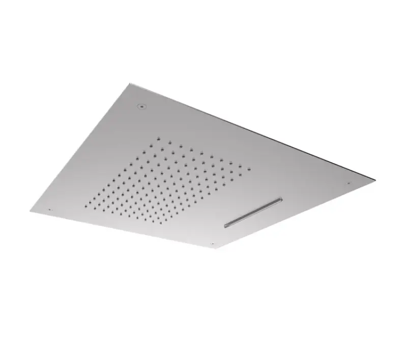 SB Square 316 douche pluie encastrée avec cascade 38x38cm - inox 1208946994