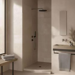 Thermostat de douche encastré Waterevolution Flow avec 1 mitigeur en bronze 1208948849